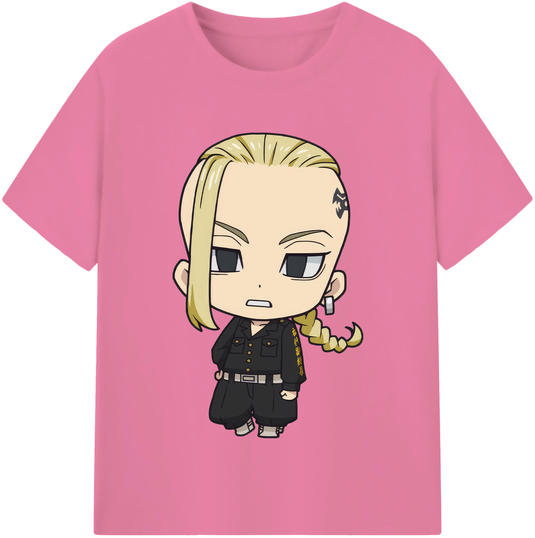 （画像用） 東京リベンジャーズ Tokyo Revengers 綿100％半袖Tシャツ（フロントプリント）